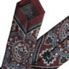 4611574.jpg Bordeaux Printed 100% Silk Adjustable Men Tie