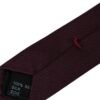 Bordeaux Solid 100% Silk Adjustable Men Tie