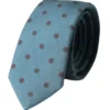 4634765.webp Green Black Polka Dot Silk Adjustable Men Tie