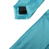 Light Blue Satin Silk Wide Adjustable Men Tie