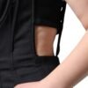 Black Cut Out Sleeveless Bodycon Mini Dress