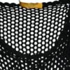Black Mesh See Through Sleeveless Tank Top