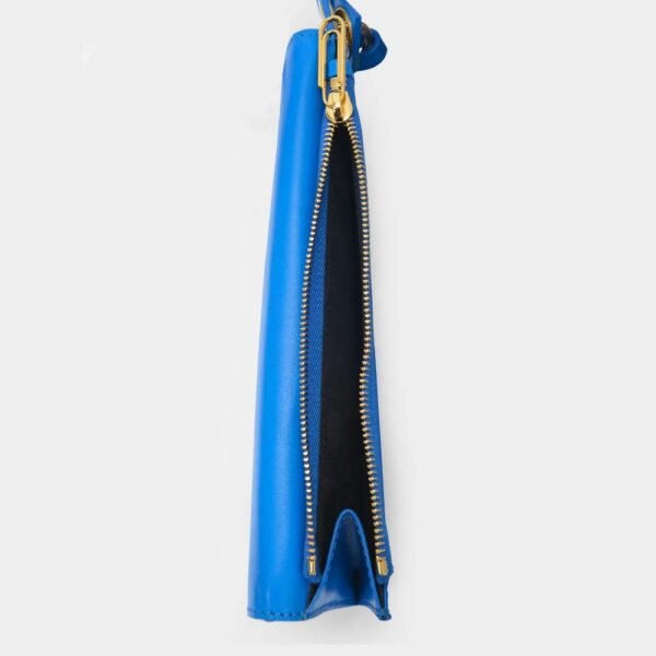 4658332.jpeg Blue Leather Shoulder Bag