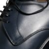Navy Blue Leather Derby Dress Formal Shoes