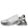 White Silver Daymaster Low Top Sneakers Shoes