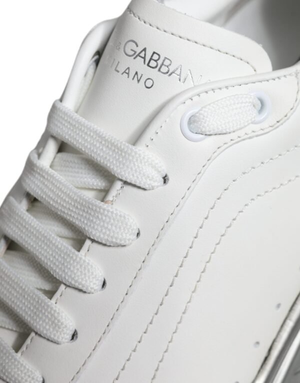 White Silver Daymaster Low Top Sneakers Shoes