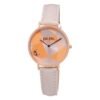 Beige Leather Watch
