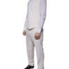 White Wool Silk 3 Piece SlimFit Formal Suit