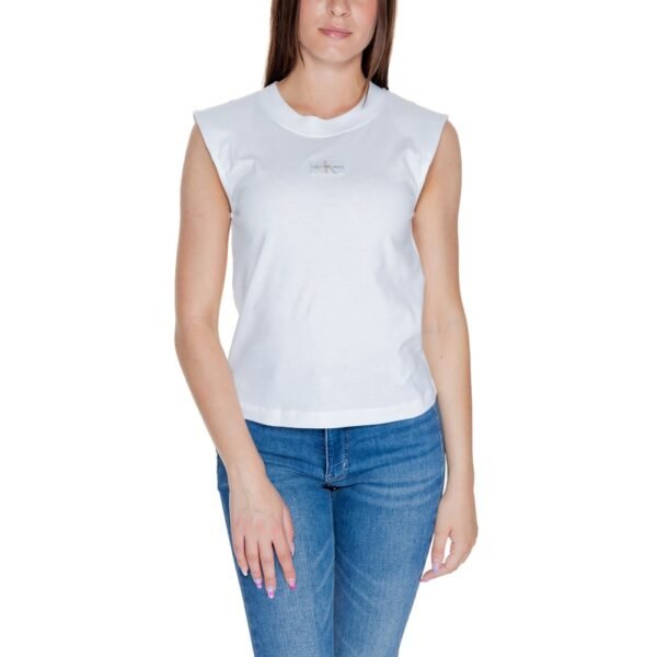 4747020.jpeg White Cotton Tops & T-Shirt