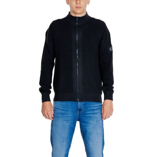 4747126.jpeg Black Recycled Cotton Cardigan