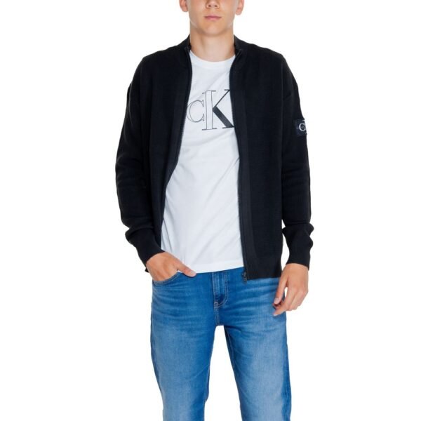 4747135.jpeg Black Recycled Cotton Cardigan