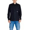 Black Recycled Cotton Shirt