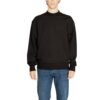 Black Recycled Cotton Sweater