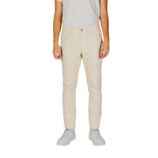 4750502.jpeg Cream Cotton Jeans & Pant