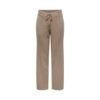 Beige Marabou Pant