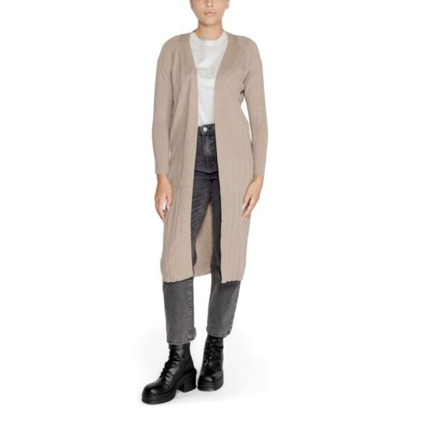 4751804.jpeg Beige Marabou Cardigan