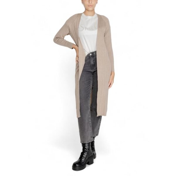 4751813.jpeg Beige Marabou Cardigan