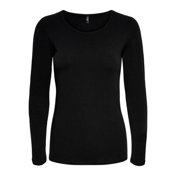Black Cotton Long Sleeve