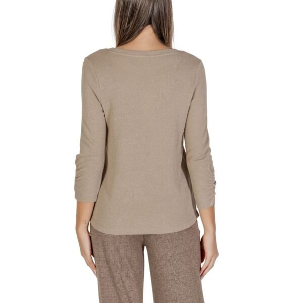 4761827.jpeg Beige Polyester Tops & T-Shirt