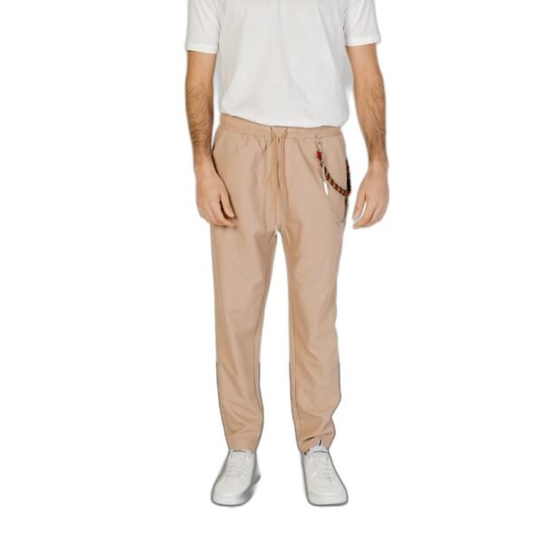 4762166.jpeg Beige Polyester Jeans & Pant