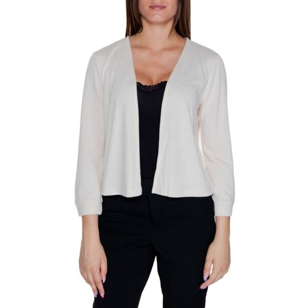 4762297.jpeg Beige Viscose Cardigan