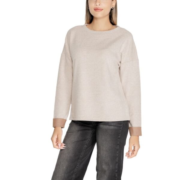 4762431.jpeg Beige Viscose Tops & T-Shirt