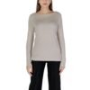 Beige Viscose Long Sleeve