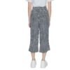 Black Viscose Cropped Pant