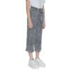 Black Viscose Cropped Pant