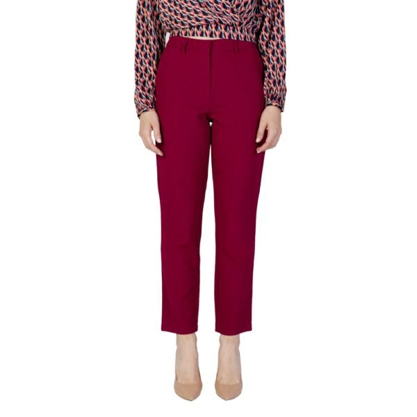 4762968.jpeg Bordeaux Polyester Jeans & Pant
