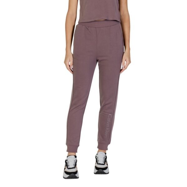 Purple Recycled Polyester Joggers Workout Pant