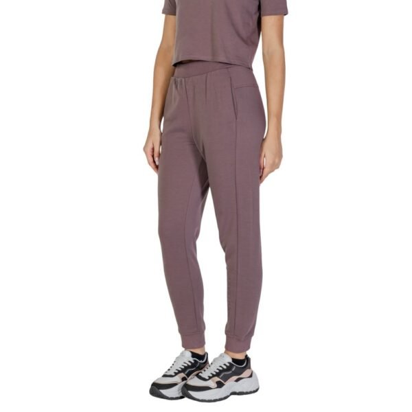 Purple Recycled Polyester Joggers Workout Pant