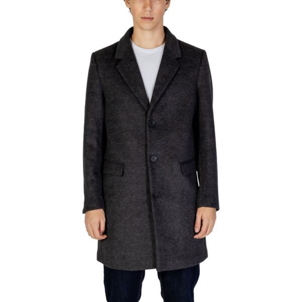 4765609.jpeg Gray Polyester Jacket