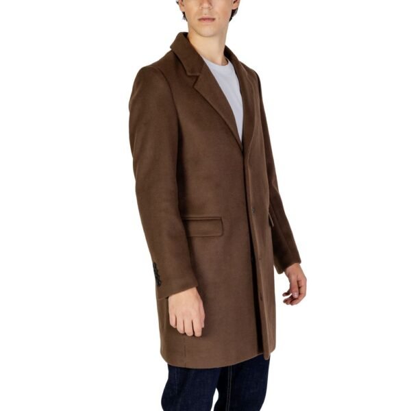 4765610.jpeg Brown Polyester Jacket