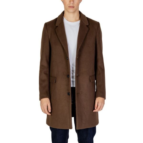 4765611.jpeg Brown Polyester Jacket
