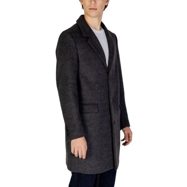 4765621.jpeg Gray Polyester Jacket
