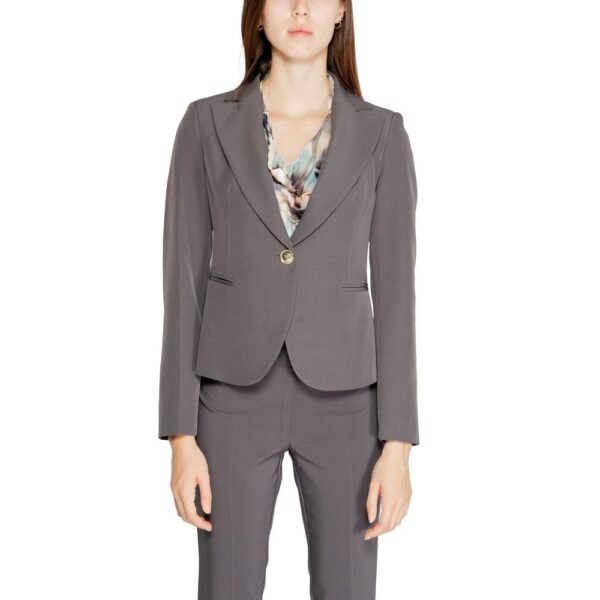 4767548.jpeg Gray Polyester Suits & Blazer