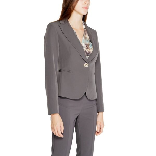 4767562.jpeg Gray Polyester Suits & Blazer
