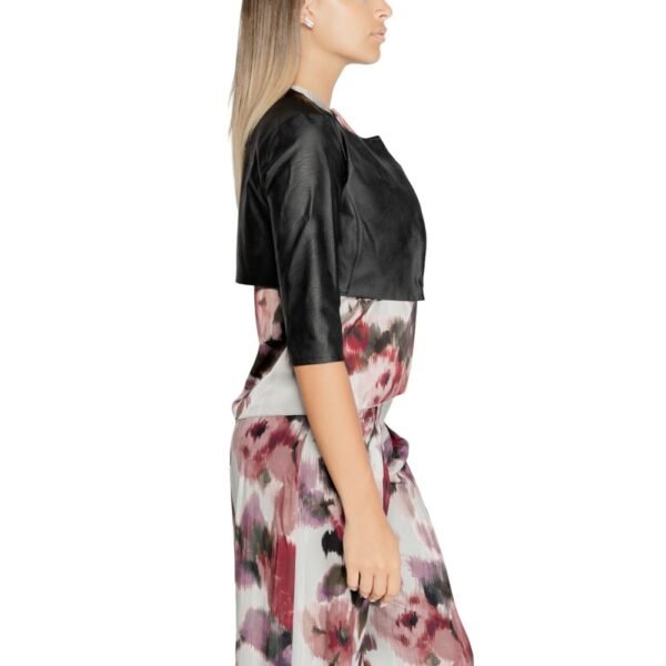4767635.jpeg Black Polyethylene Cardigan