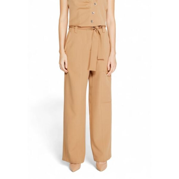 4767654.jpeg Beige Polyester Jeans & Pant
