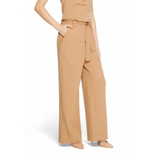 4767664.jpeg Beige Polyester Jeans & Pant