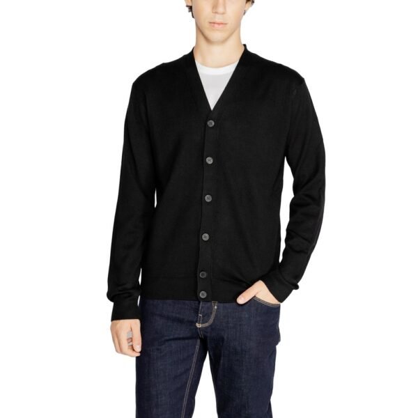 4768453.jpeg Black Viscose Cardigan