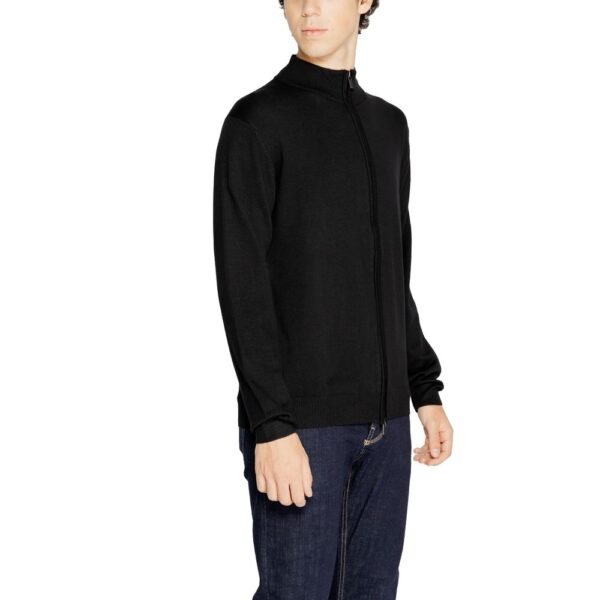 4768516.jpeg Black Viscose Cardigan