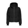 Black Polyester Jackets & Coat