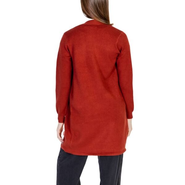 4769301.jpeg Red Viscose Cardigan