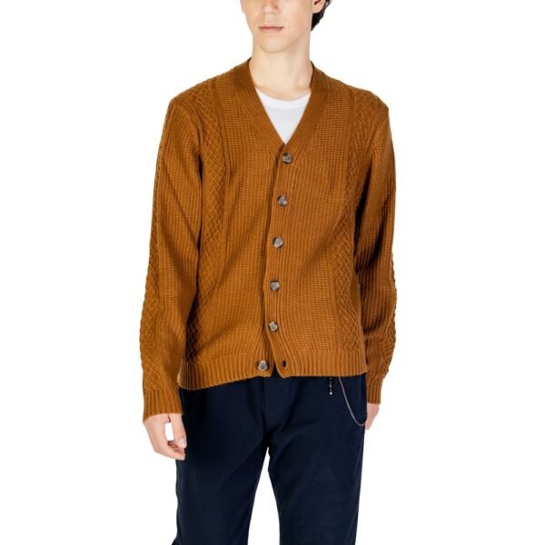 4769690-1.jpeg Beige Polyester Cardigan
