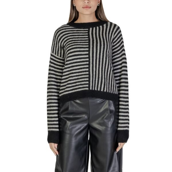 4770416.jpeg Black And White Recycled Polyester Sweater
