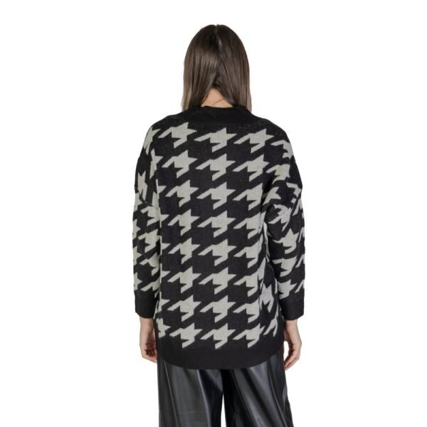 4770426.jpeg Black And White Marabou Cardigan
