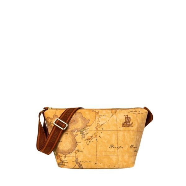 4771342.jpeg Beige Artificial Leather Handbag