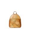 Beige Cotton Backpack